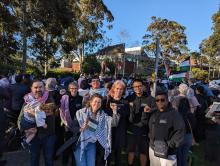 VS members at Wyndham council protest